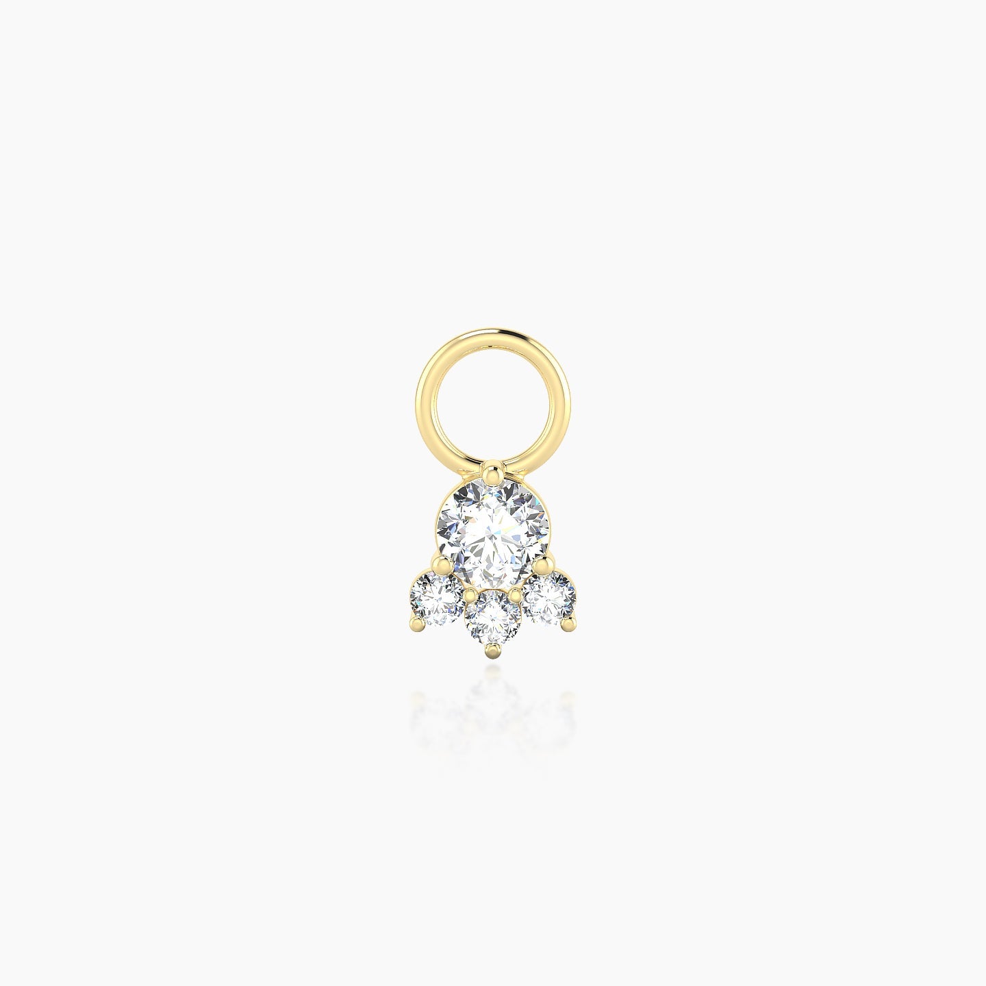 Sedna | 18k Yellow Gold 5.5 mm Diamond Charm