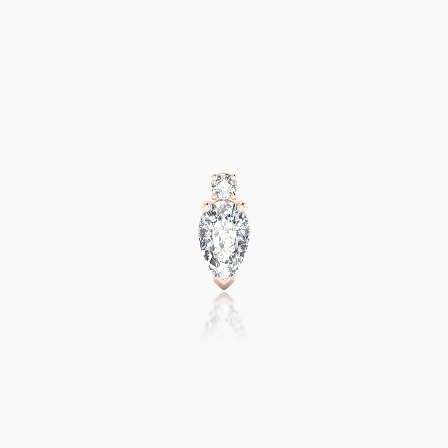 Skadi | 18k Rose Gold 7 mm 6.5 mm Diamond Piercing