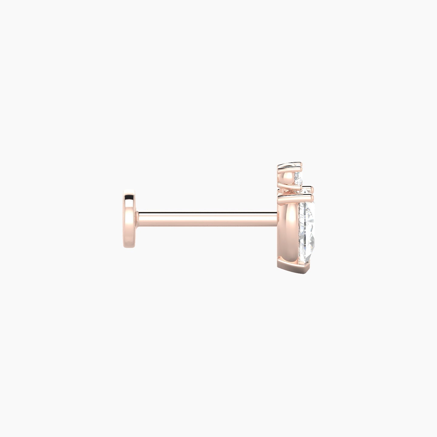 Skadi | 18k Rose Gold 7 mm 8 mm Diamond Piercing