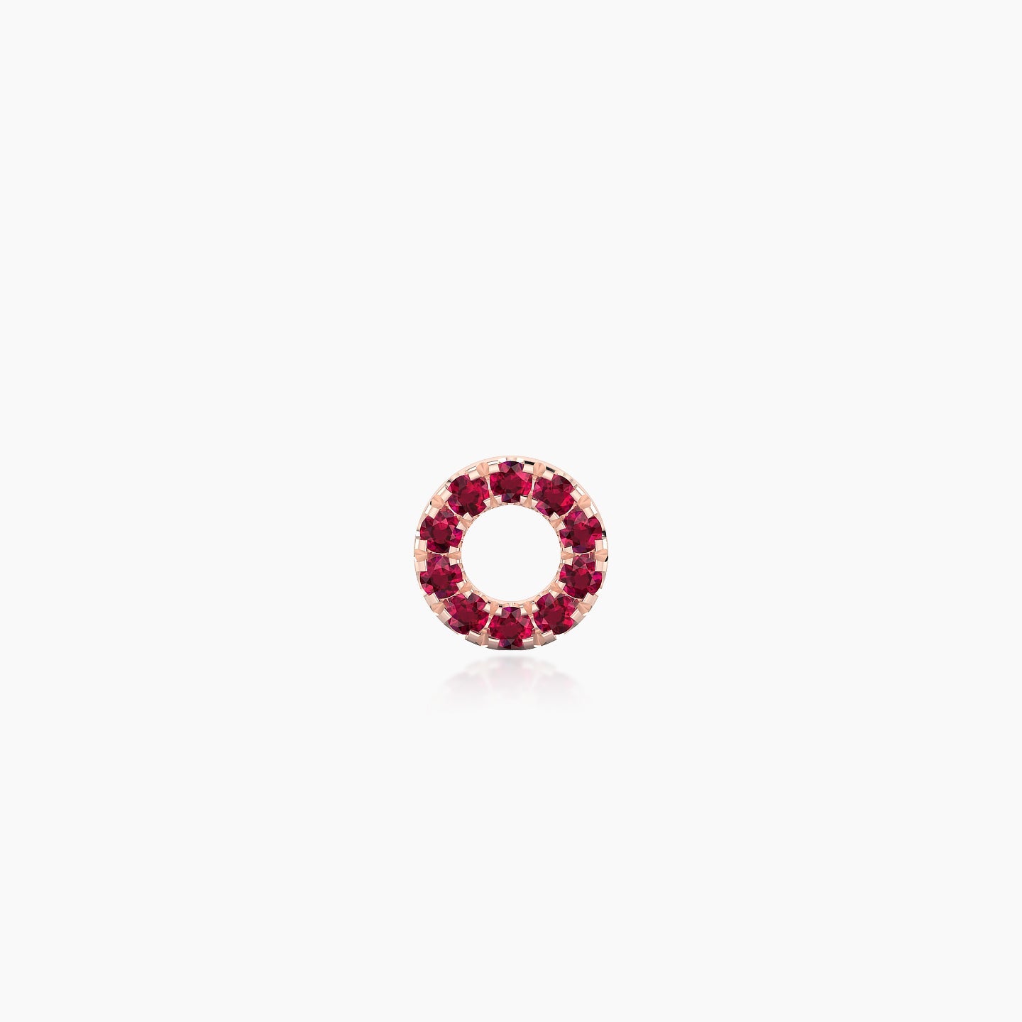 Sulis | 18k Rose Gold 5 mm 8 mm Ruby Piercing