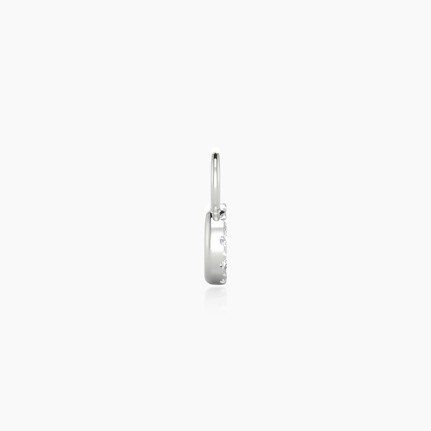 Sulis | 18k White Gold 5 mm Diamond Charm