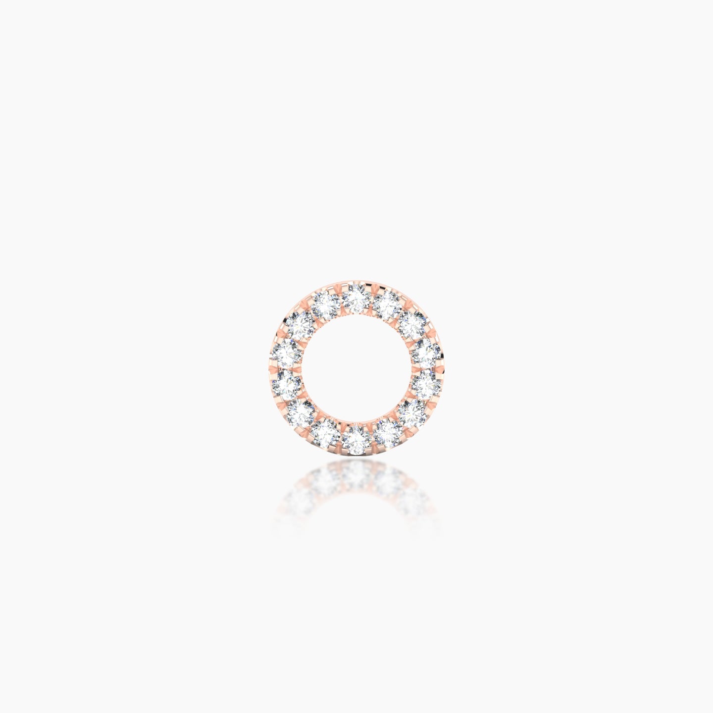 Sulis | 18k Rose Gold 5 mm 6.5 mm Diamond Piercing
