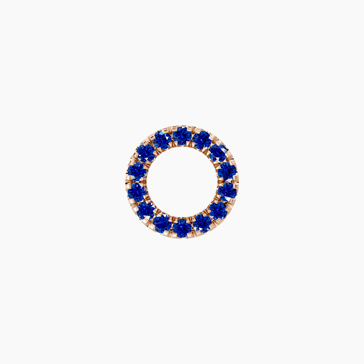 Sulis | 18k Rose Gold 6.5 mm 6.5 mm Sapphire Piercing