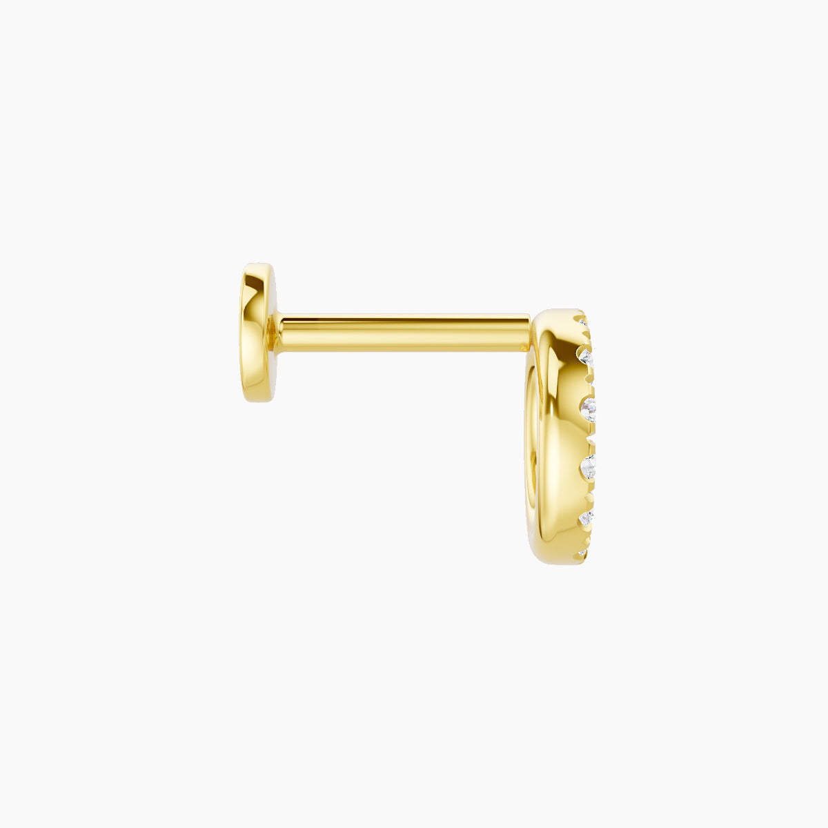 Sulis | 18k Yellow Gold 6.5 mm 6.5 mm Diamond Piercing