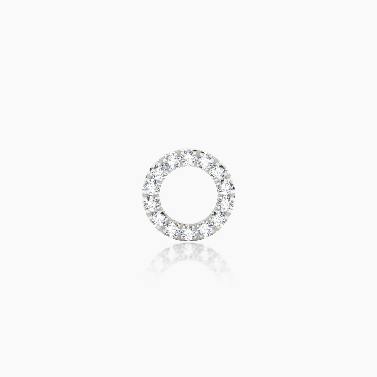 Sulis | 18k White Gold 6.5 mm 6.5 mm Diamond Piercing