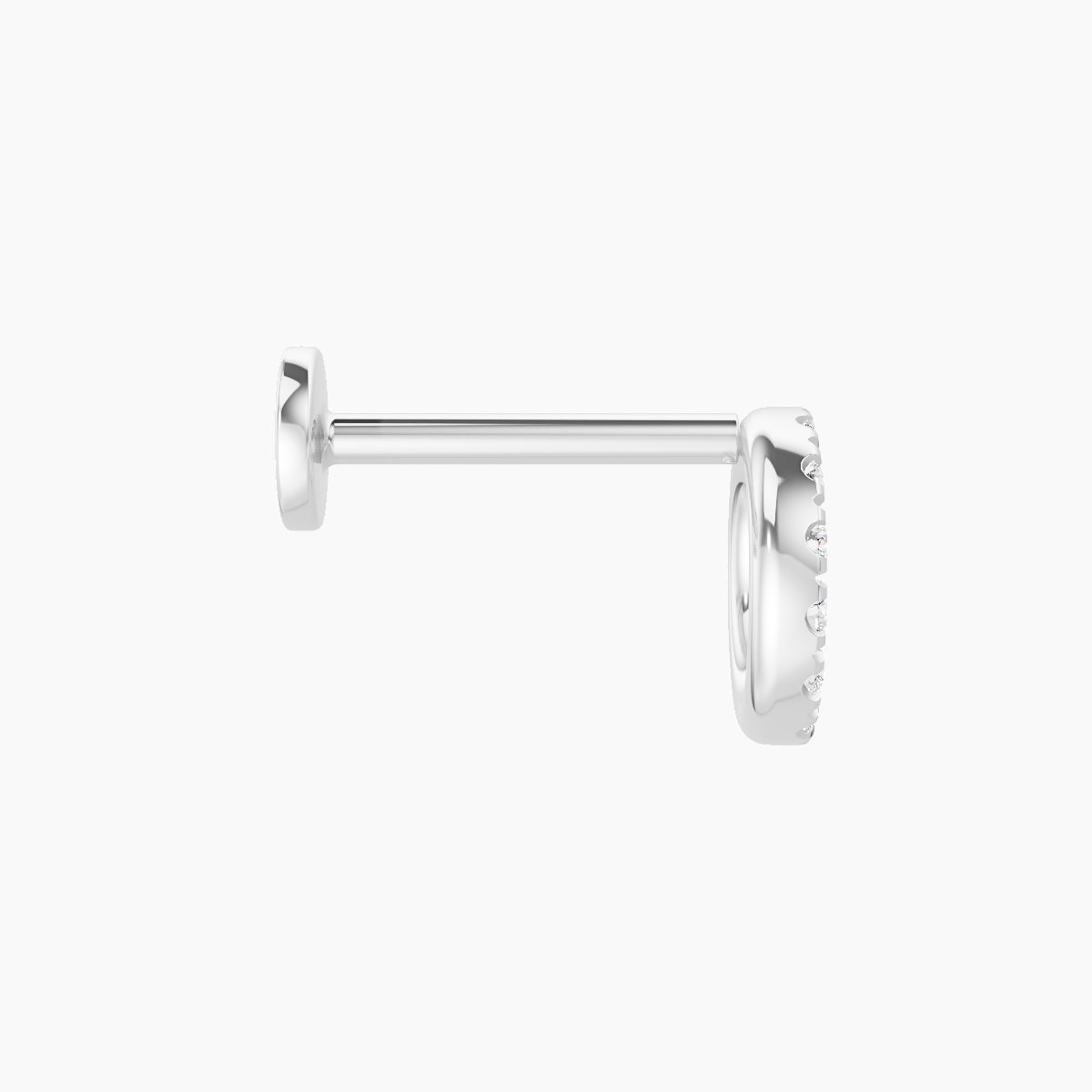 Sulis | 18k White Gold 6.5 mm 8 mm Diamond Piercing
