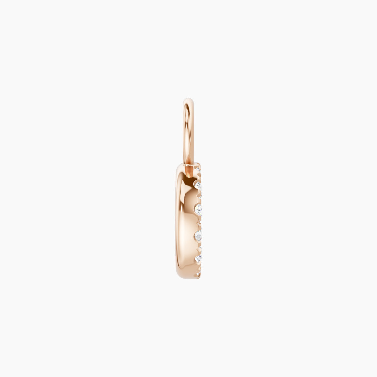 Sulis | 18k Rose Gold 6.5 mm Diamond Charm
