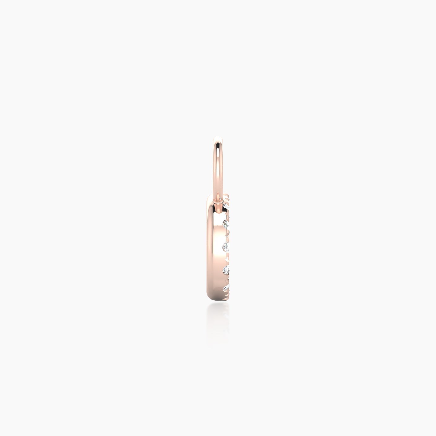 Sulis | 18k Rose Gold 6.5 mm Diamond Charm