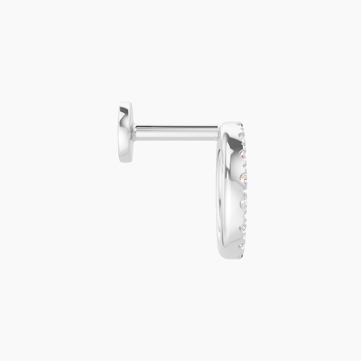 Sulis | 18k White Gold 8 mm 5 mm Diamond Piercing