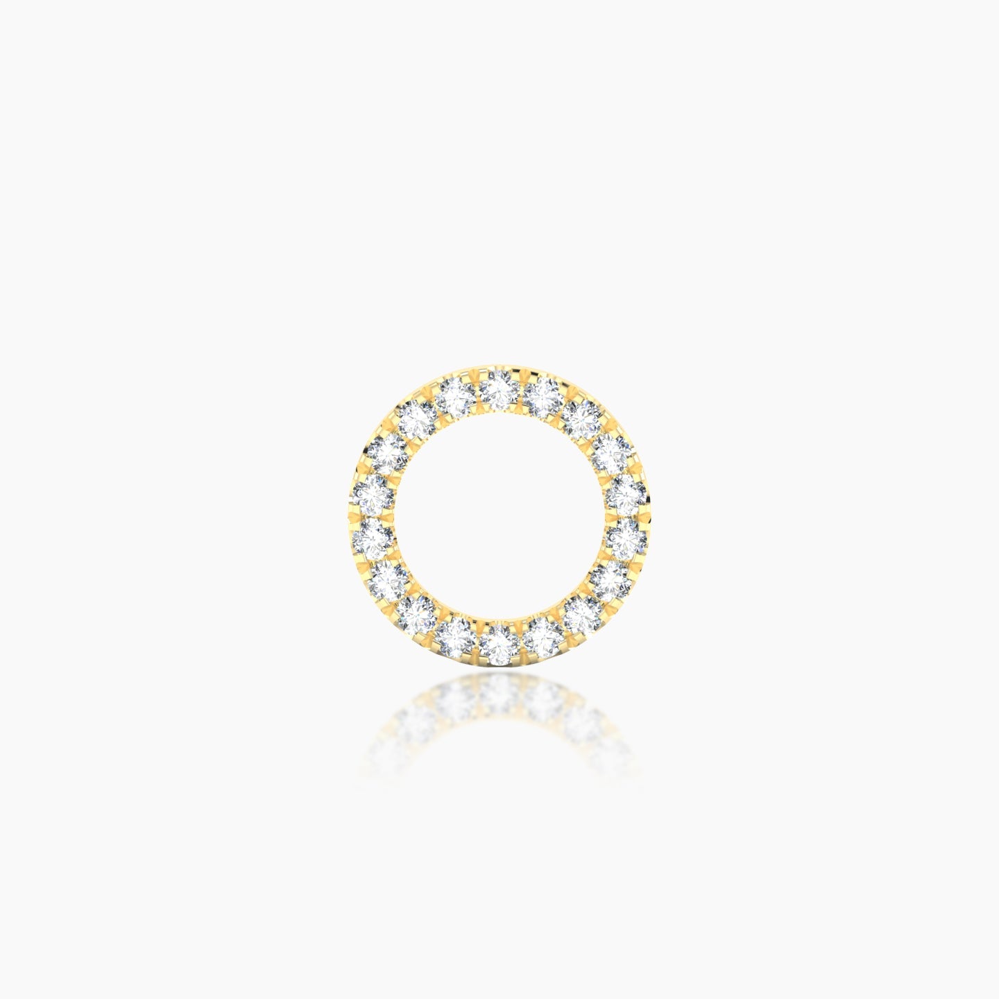 Sulis | 18k Yellow Gold 6.5 mm 8 mm Diamond Piercing