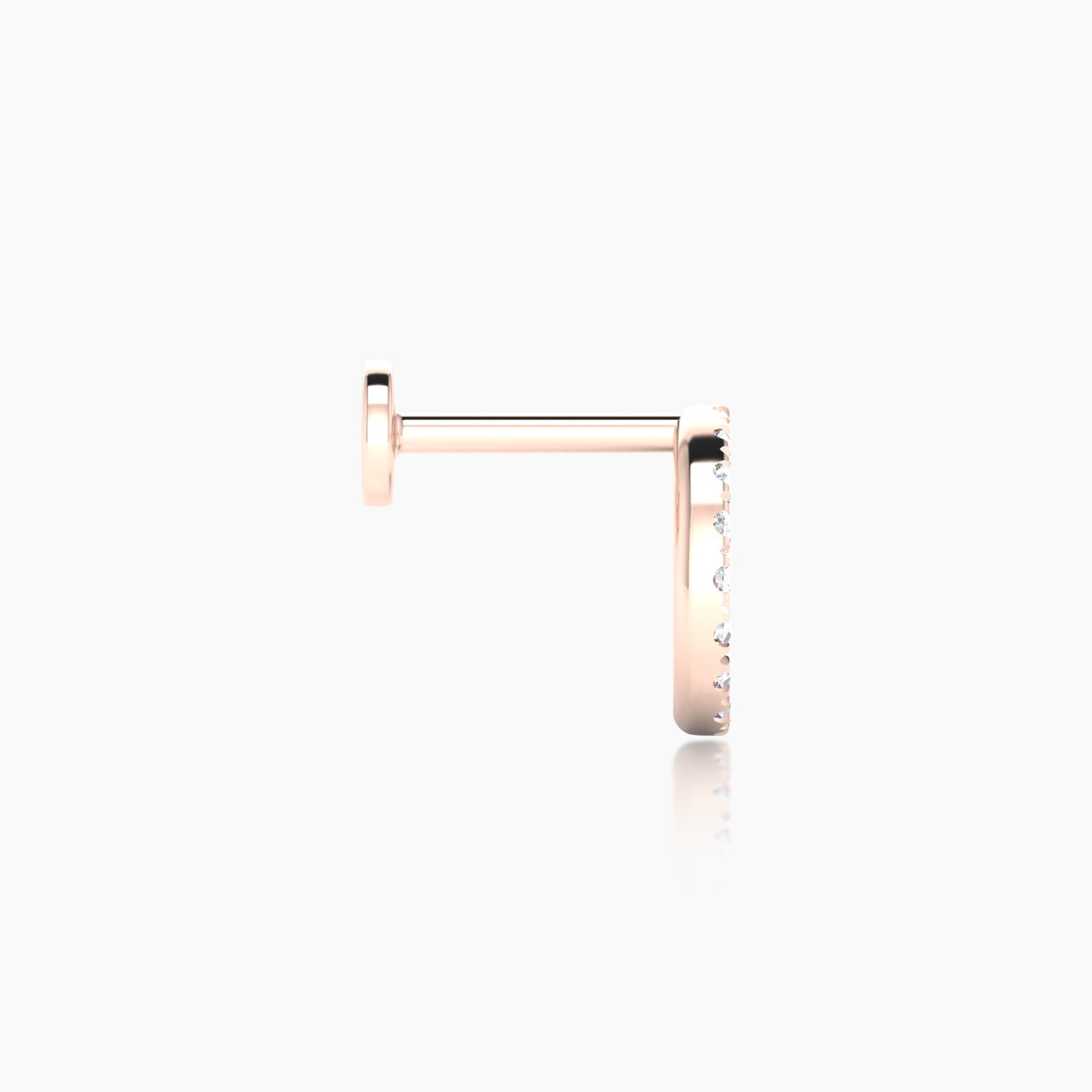 Sulis | 18k Rose Gold 6.5 mm 8 mm Diamond Piercing