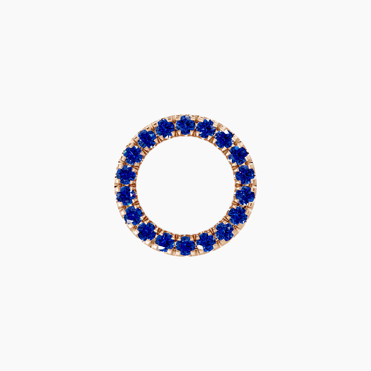 Sulis | 18k Rose Gold 8 mm 8 mm Sapphire Piercing
