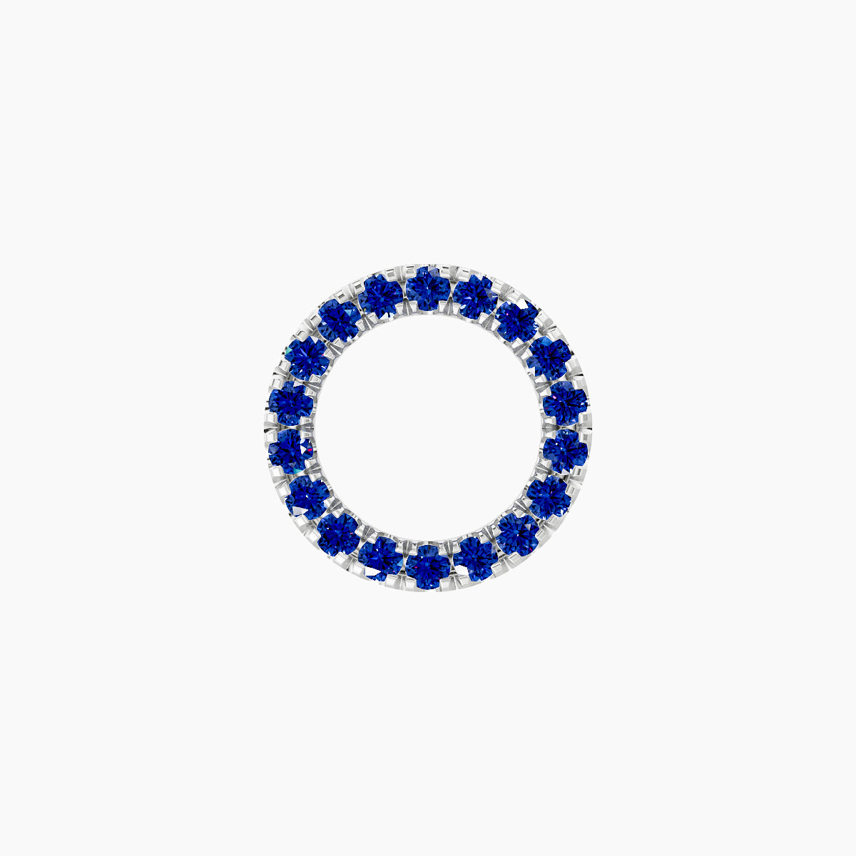Sulis | 18k White Gold 8 mm 8 mm Sapphire Piercing