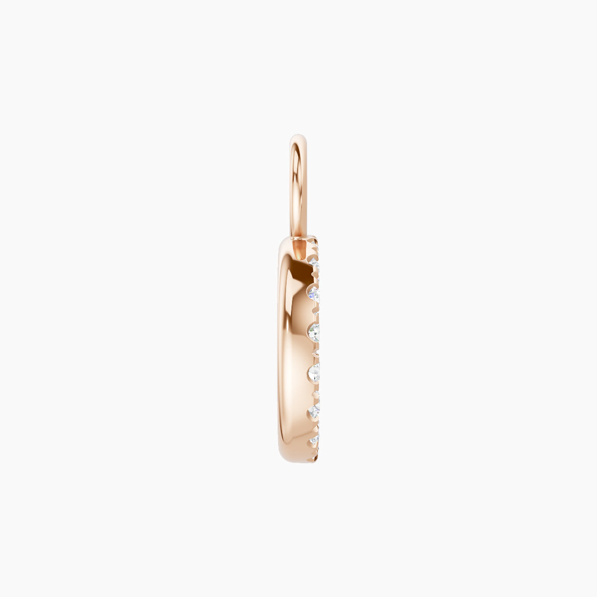 Sulis | 18k Rose Gold 8 mm Diamond Charm