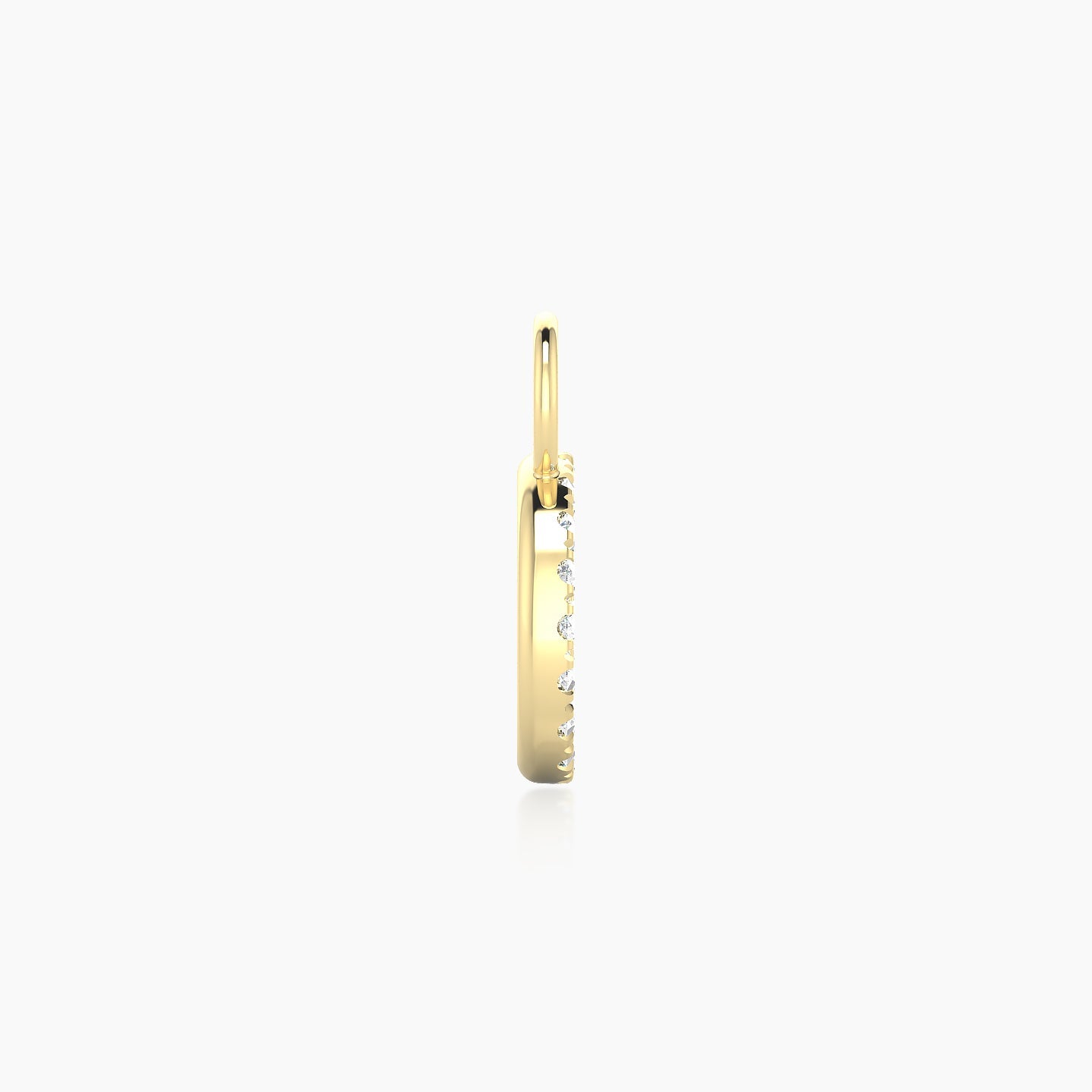 Sulis | 18k Yellow Gold 8 mm Diamond Charm