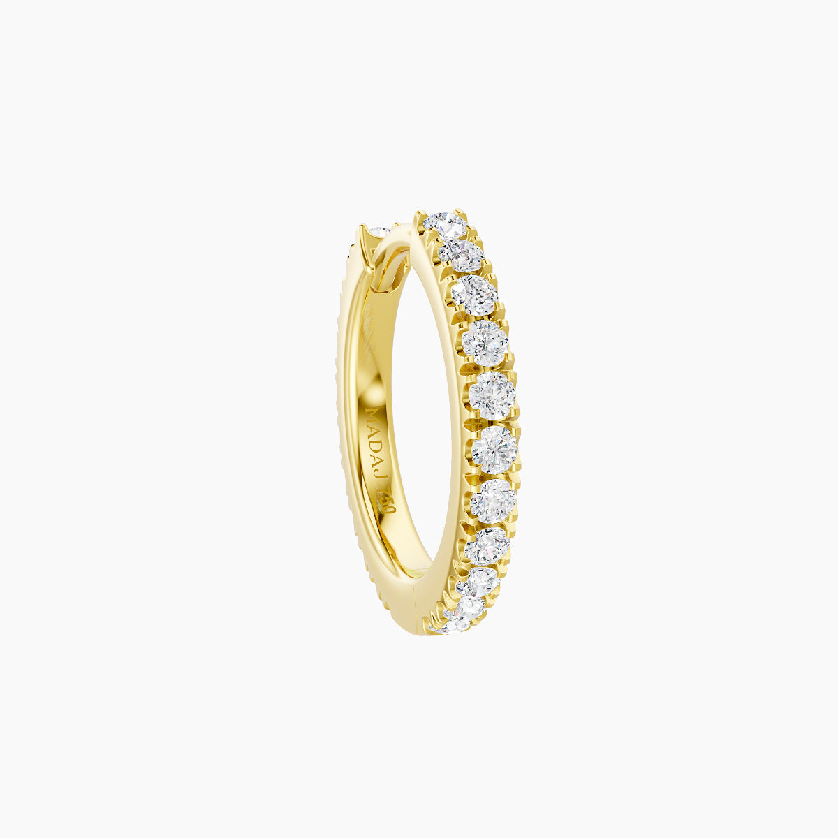 Terra | 18k Yellow Gold 8 mm Diamond Nose Ring Piercing