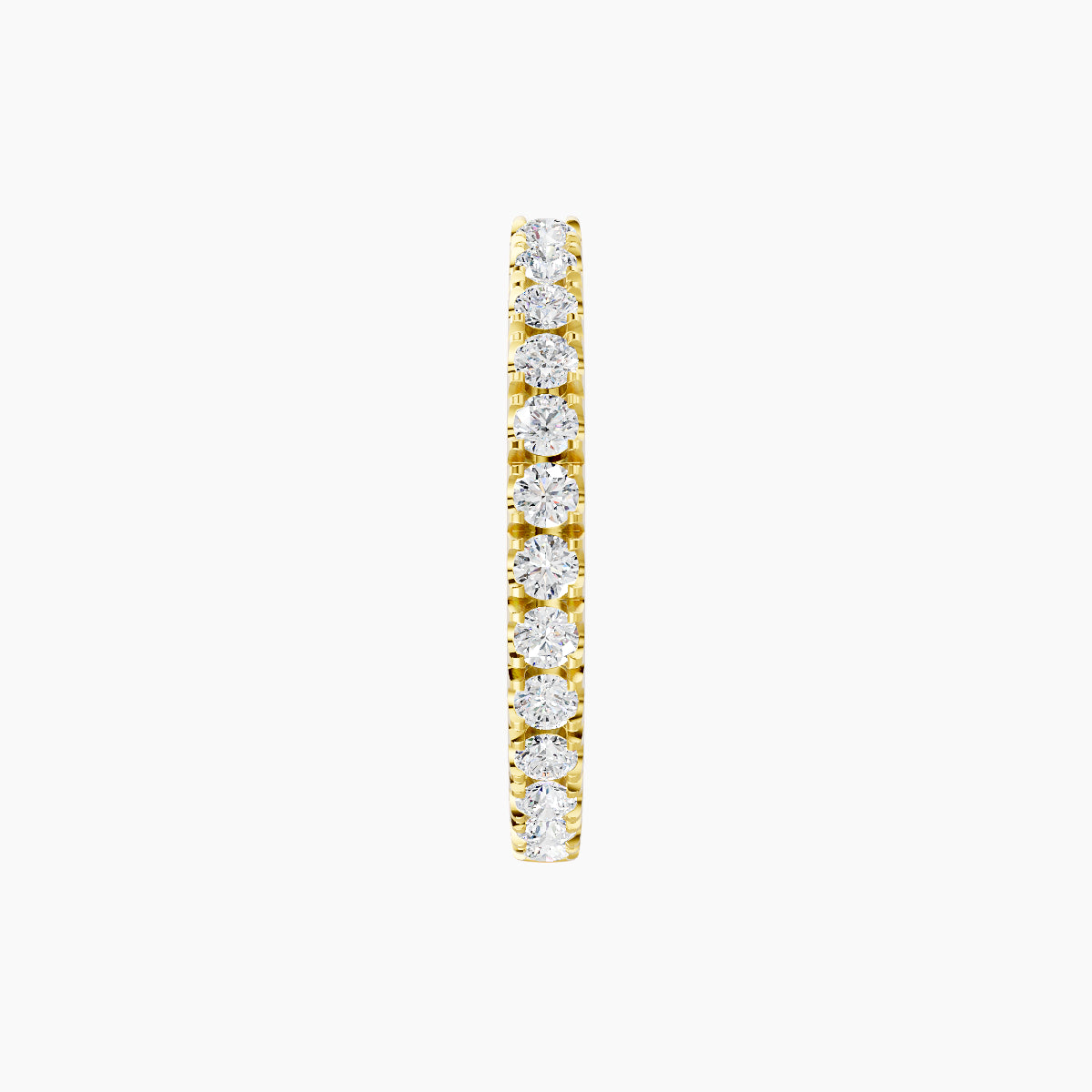 Terra | 18k Yellow Gold 9.5 mm Diamond Nose Ring Piercing