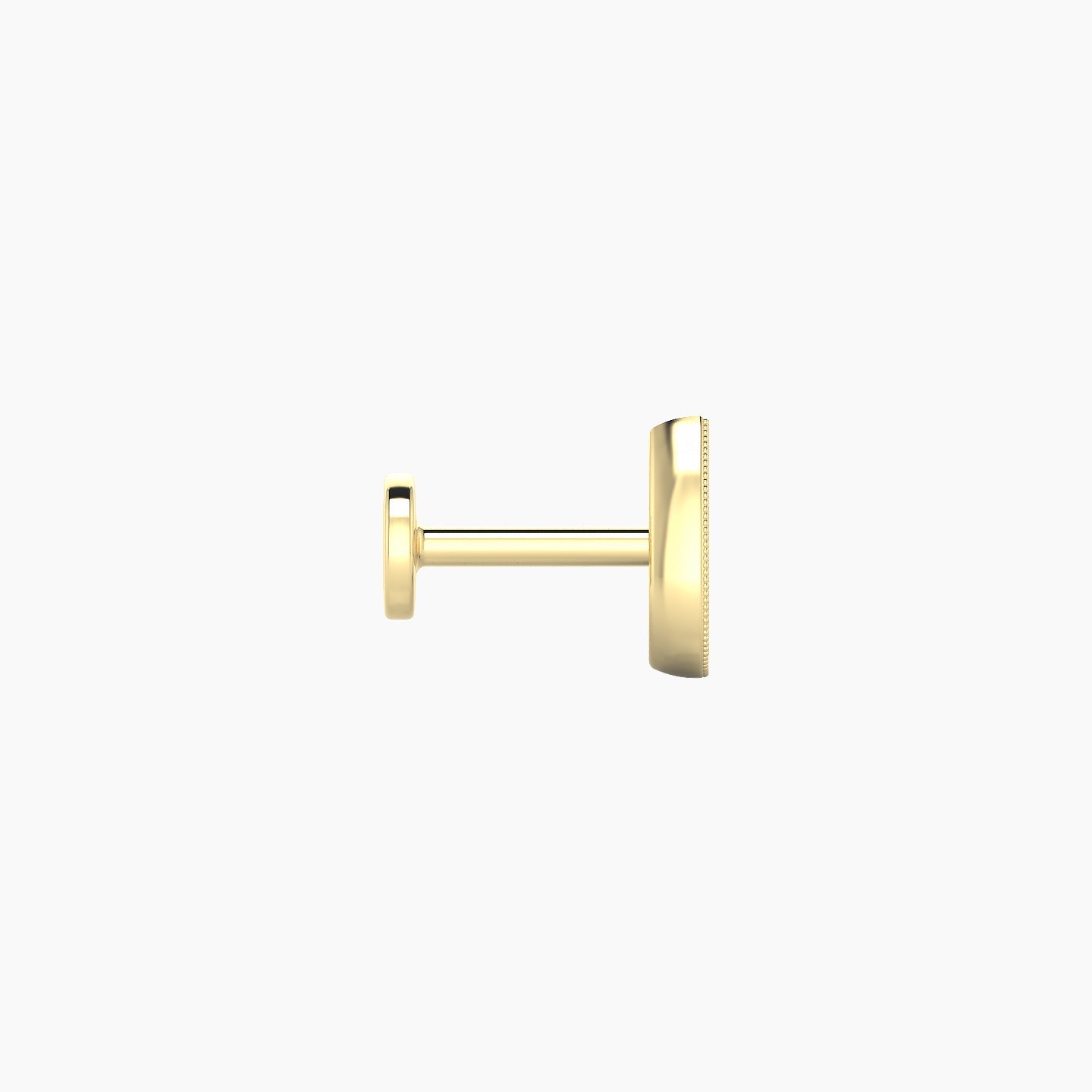 Thalie | 18k Yellow Gold 6.5 mm 5 mm Diamond Piercing