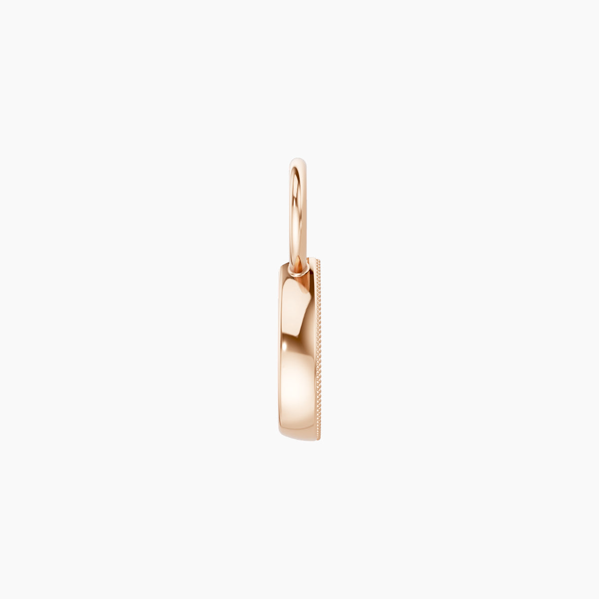 Thalie | 18k Rose Gold 6.5 mm Diamond Charm