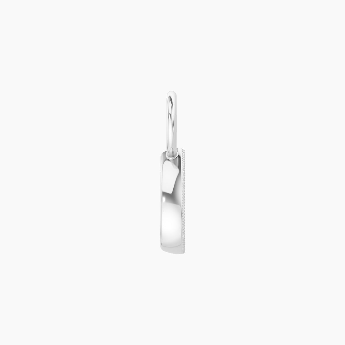 Thalie | 18k White Gold 6.5 mm Diamond Charm