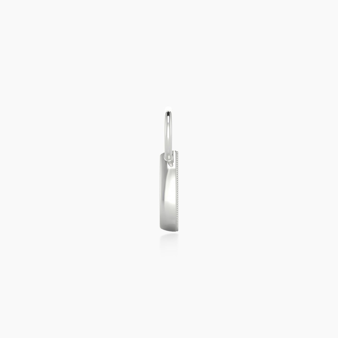 Thalie | 18k White Gold 6.5 mm Diamond Charm