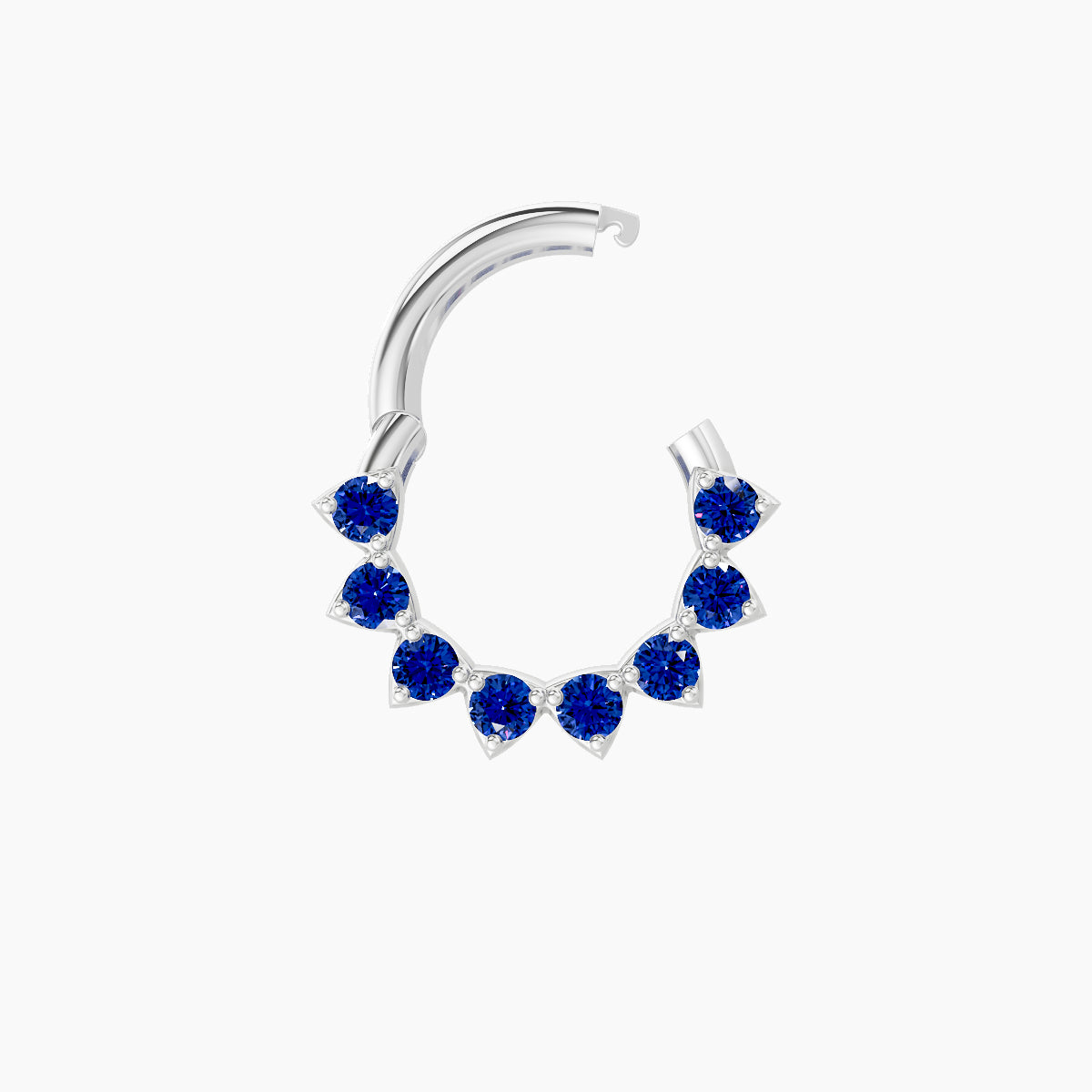 Uma | 18k White Gold 6.5 mm Sapphire Septum Piercing