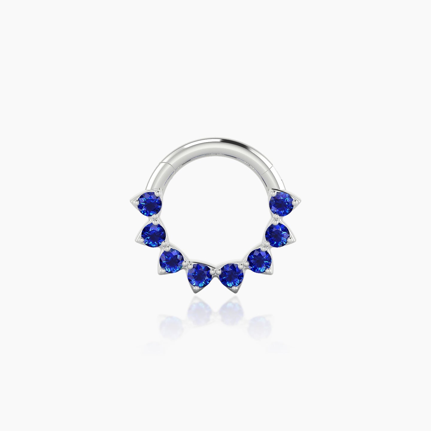 Uma | 18k White Gold 6.5 mm Sapphire Septum Piercing