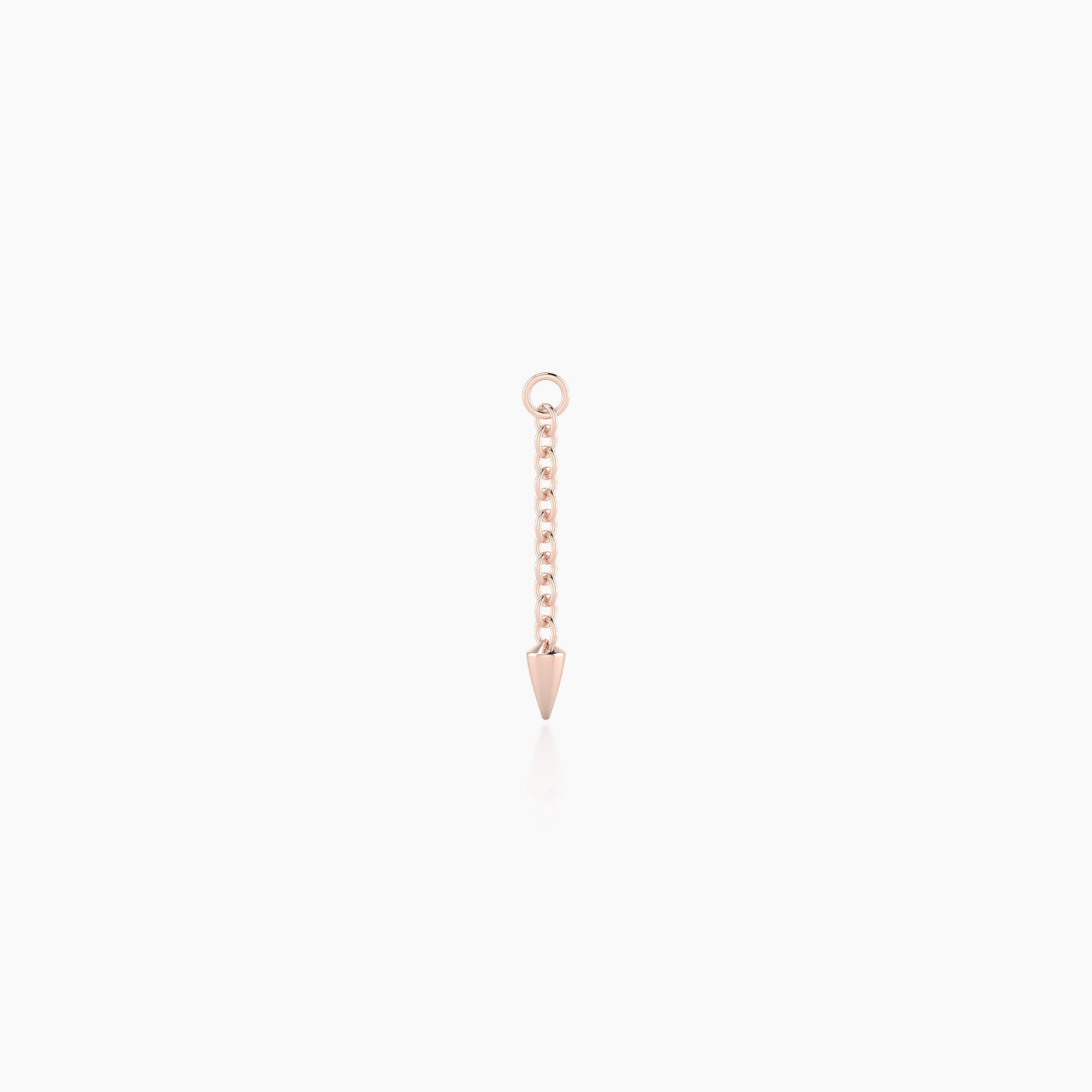 Xuan | 18k Rose Gold 12 mm Spike Chain Charm