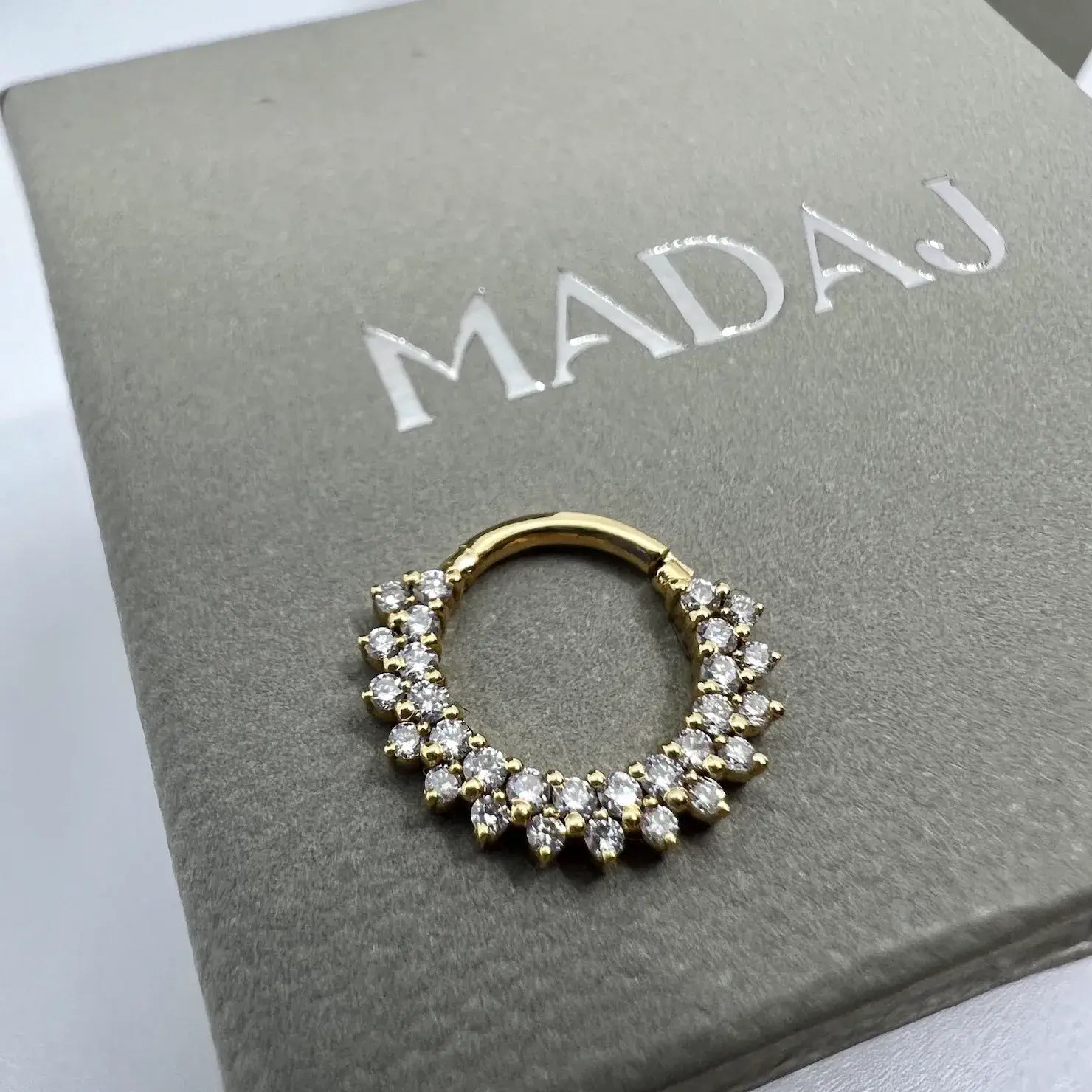 Daith Piercing on Jewelry Box