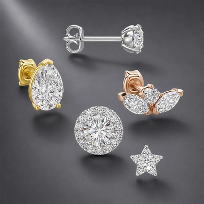 Diamond Stud Earrings