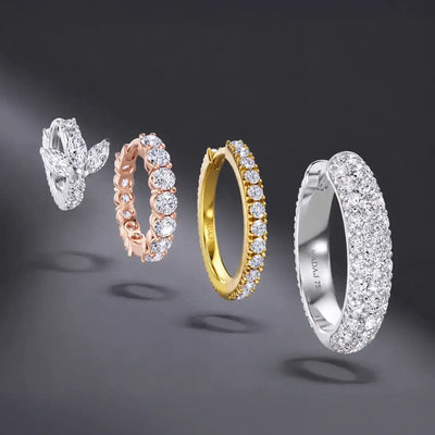 Hoop Diamond Piercing