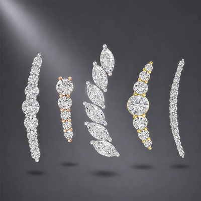 Diamond Ear Climbers