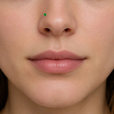 Nose Emerald Piercing