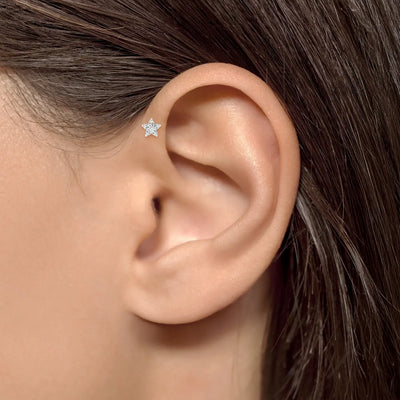 Forward Helix Diamond Piercing
