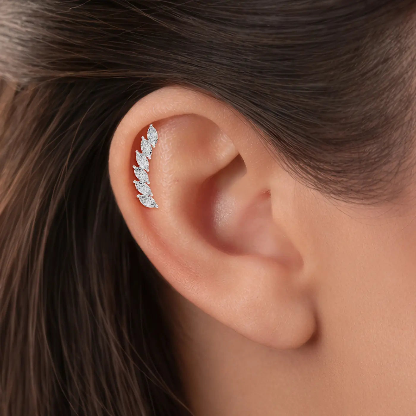 Helix Diamond Piercing