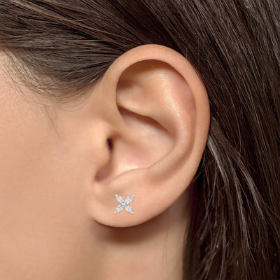 Lobe Diamond Piercing