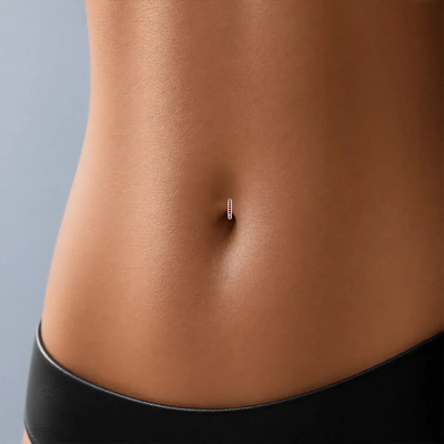 Navel Ruby Piercing