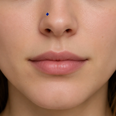 Nose Sapphire Piercing