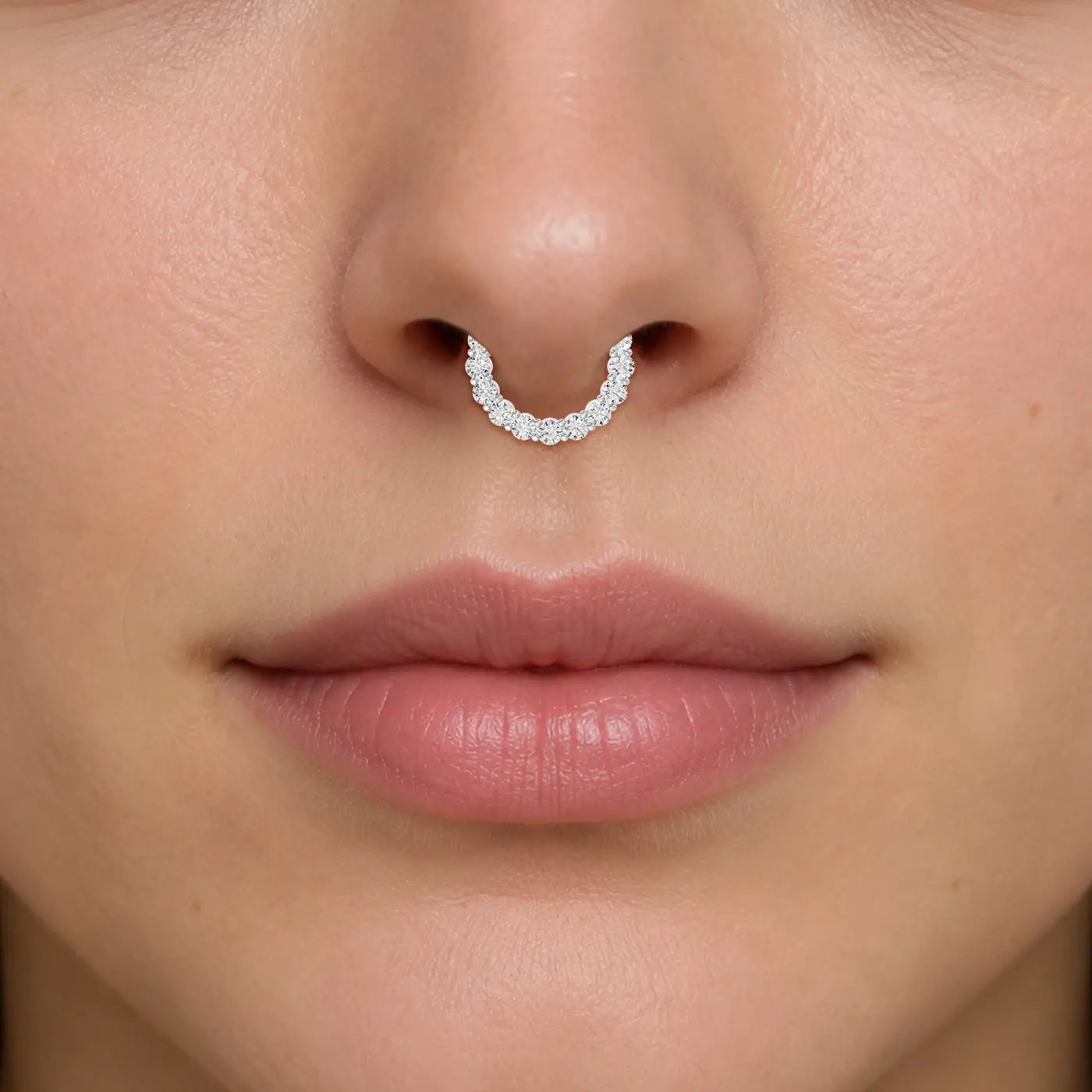 Septum Diamond Piercing