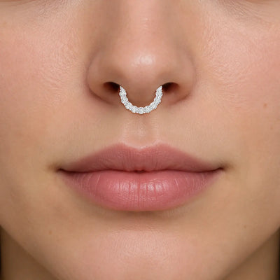 Septum Diamond Piercing