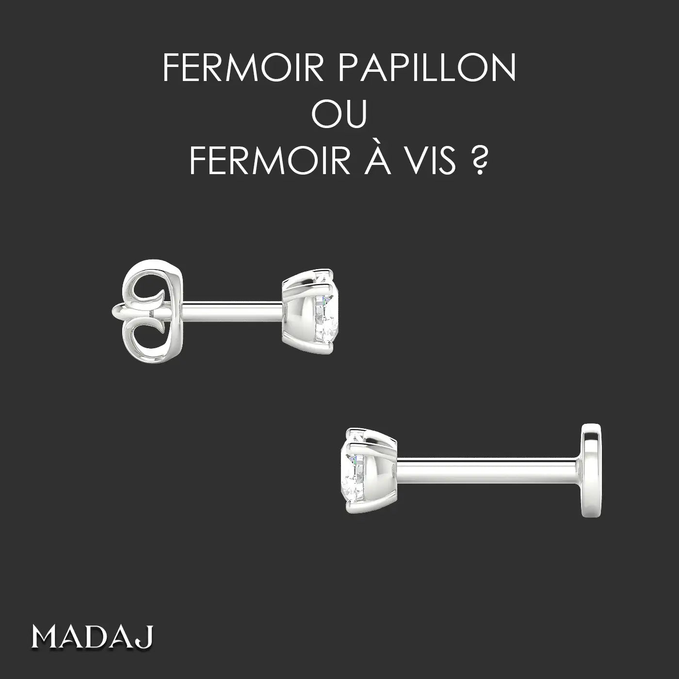 Fermoir papillon/Fermoir à vis 