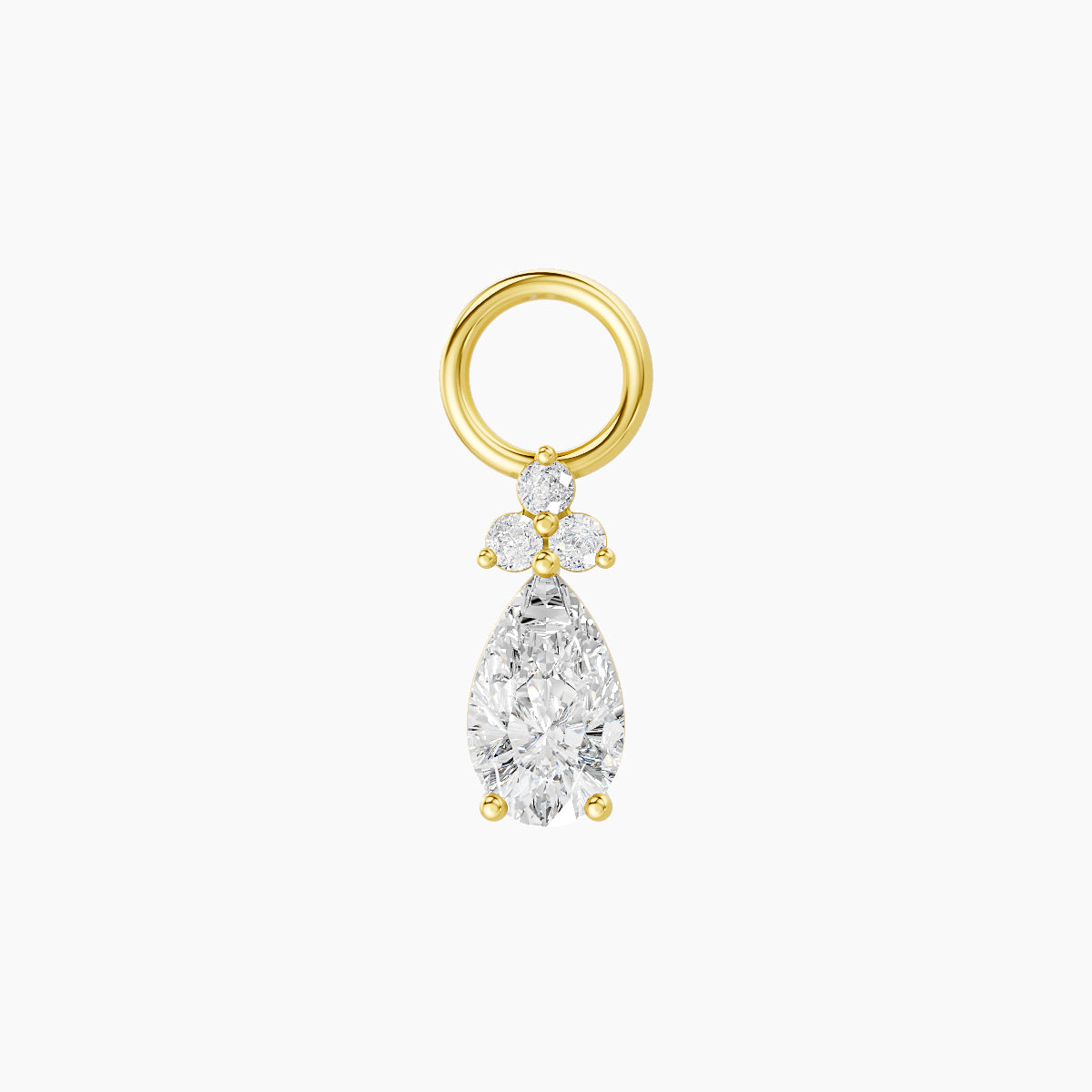 Abeona | 18k Yellow Gold 7.5 mm Diamond Charm