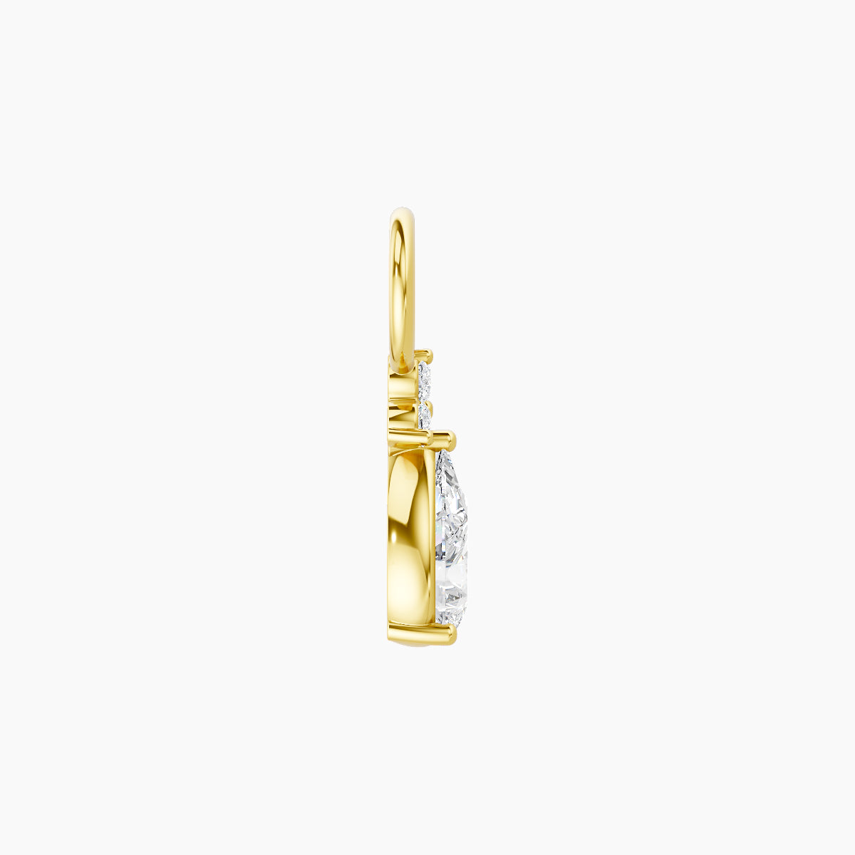 Abeona | 18k Yellow Gold 7.5 mm Diamond Charm