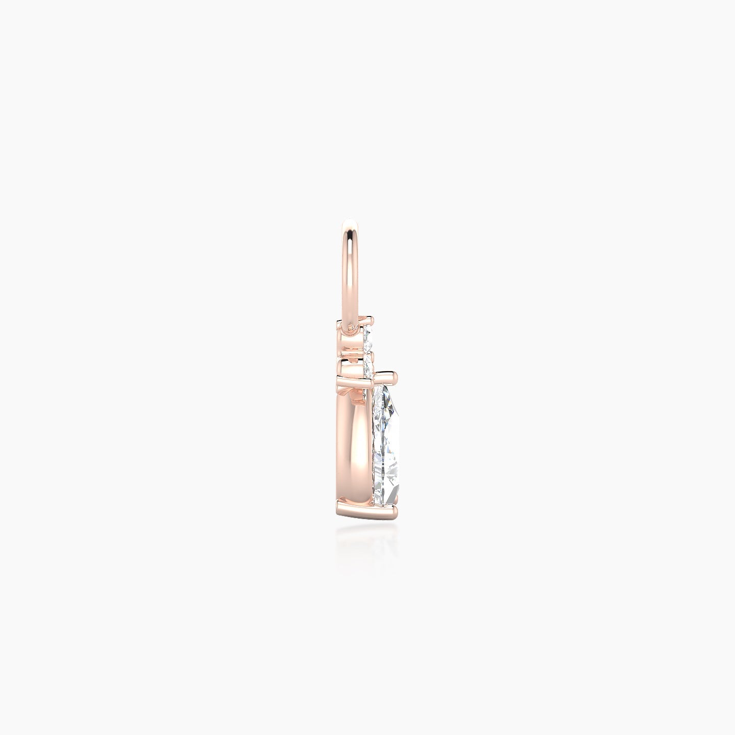 Abeona | 18k Rose Gold 7.5 mm Diamond Charm