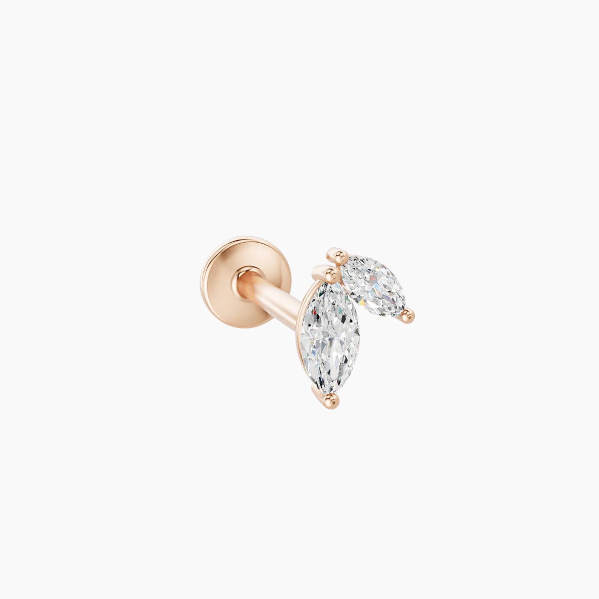 Alceste | 18k Rose Gold 5.5 mm 8 mm Diamond Piercing