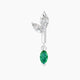 Alceste | Emerald & Diamond Rook Piercing