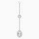 Alcyone | Charm Chaîne Diamant Poire
