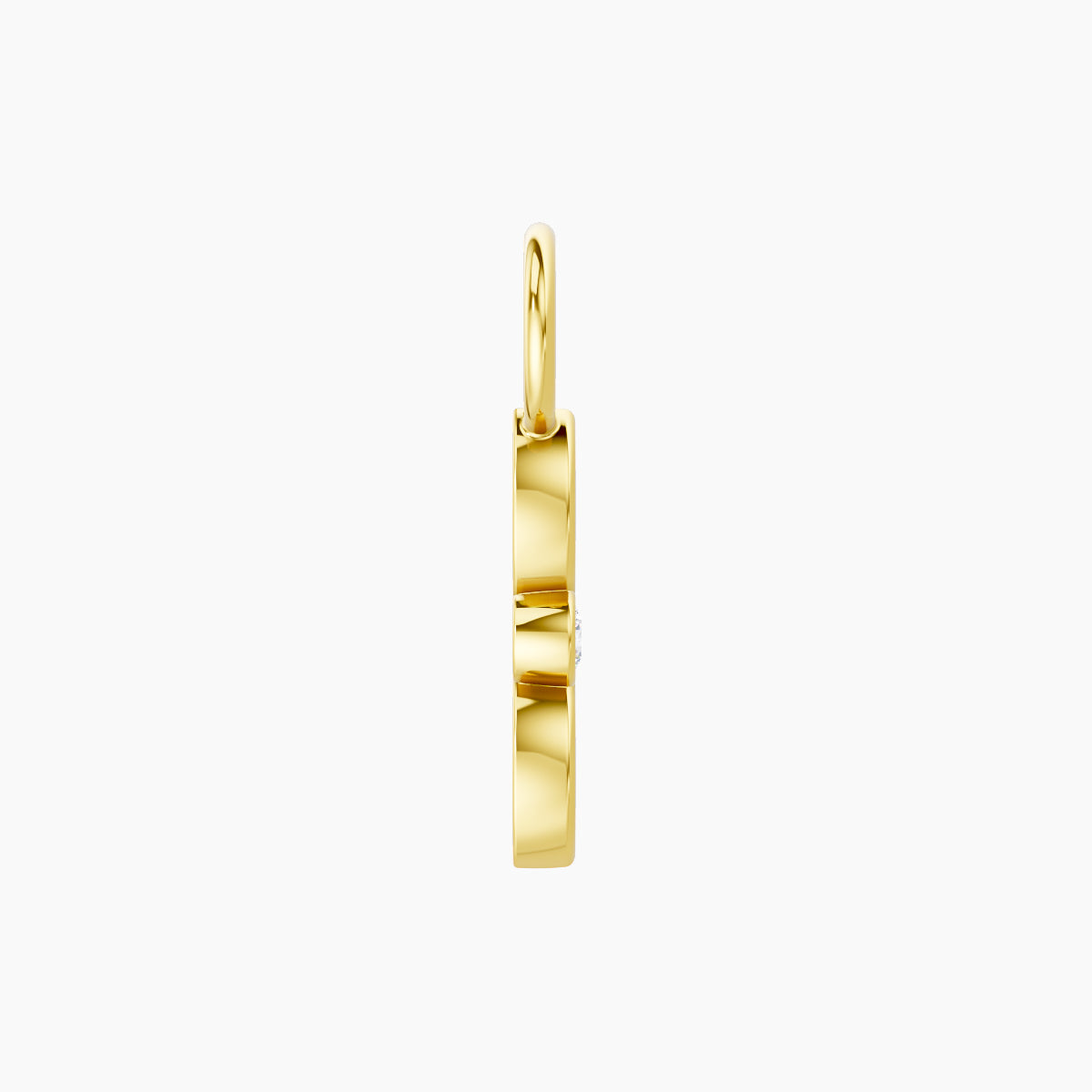 Anahita | 18k Yellow Gold 9 mm Diamond Charm