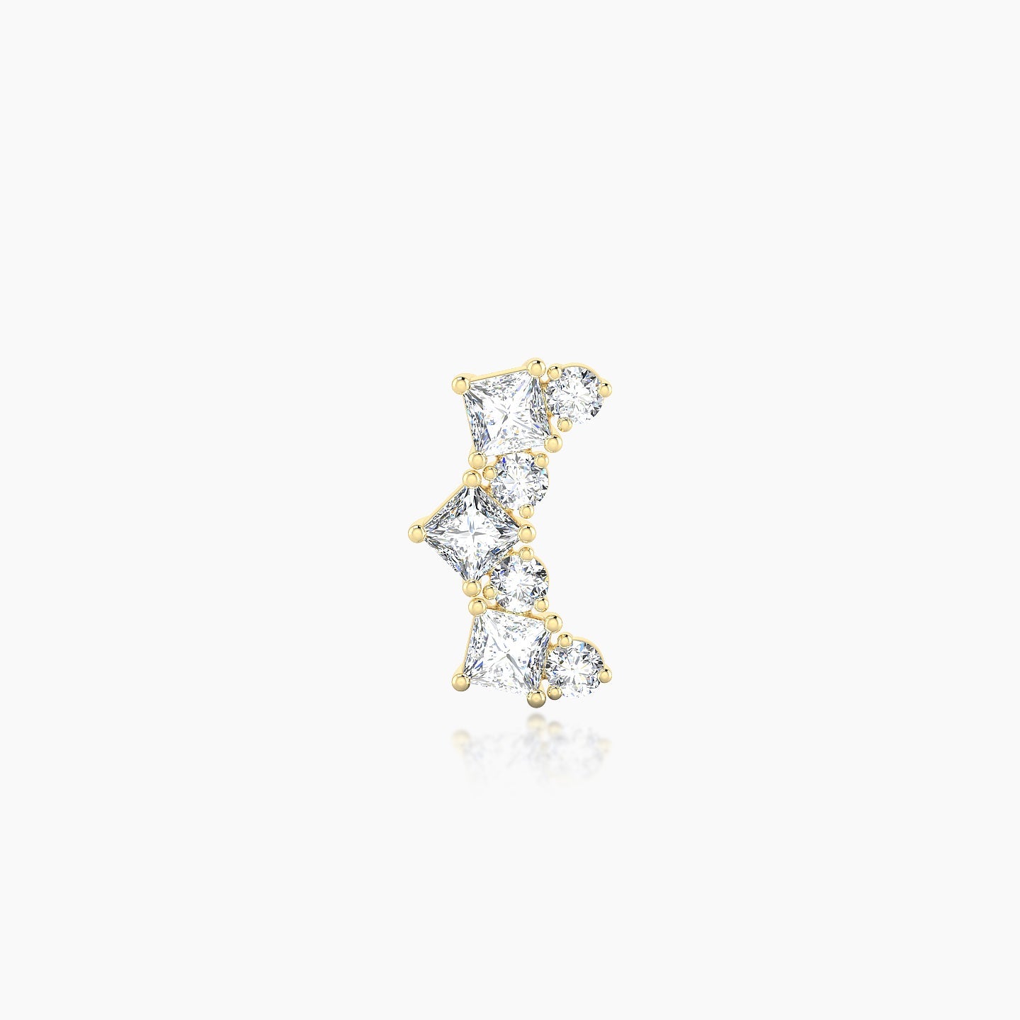 Ariana M | 18k Yellow Gold 9.5 mm Diamond Piercing