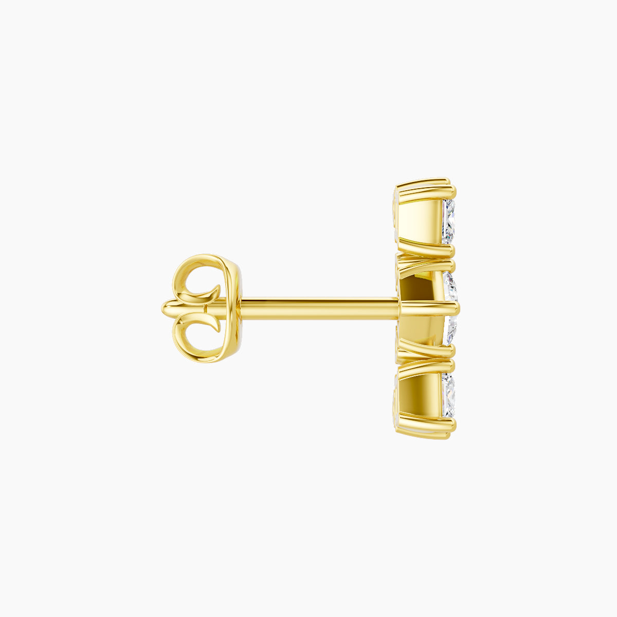 Ariana M | 18k Yellow Gold 9.5 mm Diamond Earring